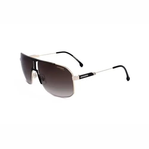 Carrera 1043/S 2M2 HA Black/Gold/Brown Lifestyle Brillen - Sportbrille mit stilvollem quadratischem Design, ideal für Herren. Die robuste Metallkonstruktion und der Farbverlauf der Gläser bieten optimalen Schutz und Style.