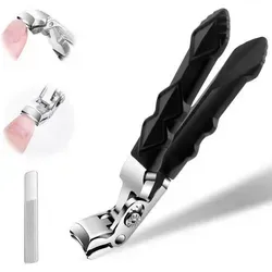 Nagelknipser Pro gebogene Klinge Edelstahl für Senioren