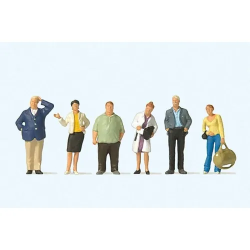 Preiser-10734 Wartende Bahnreisende NEU OVP Wartende BahnreisendeHersteller Num