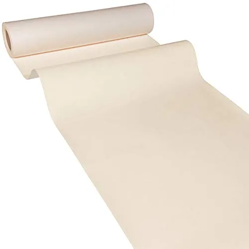 JUNOPAX Papier Tischläufer 50m x 0,40m Elfenbein in beige von JUNOPAX