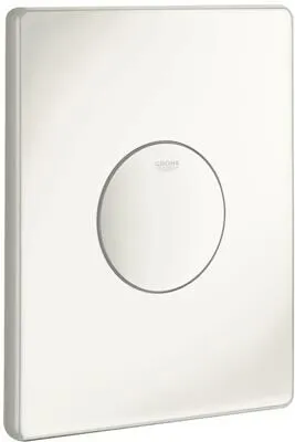GROHE Skate Abdeckplatte, senkrechte Montage, alpinweiß (37547SH0) - Betätigungsplatten mit senkrechter Montage, 156 x 197 mm, sorgt für eine elegante und moderne Gestaltung Ihres Badezimmers.