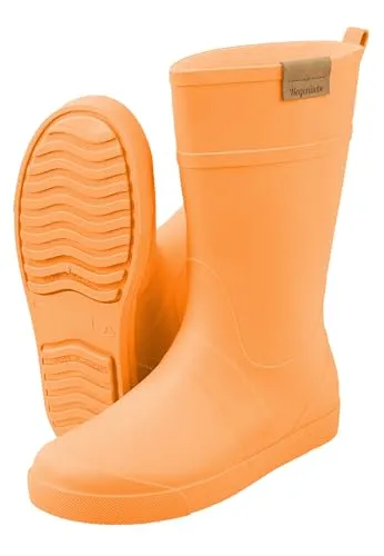 Regenliebe Damen Gummistiefel Summer Rain, Farbe: gelb, Größe: 39 EU - Wanderschuhe: Halbhohe, wasserdichte Gummistiefel mit Sicherheits-Reflektorstreifen und rutschfester Sohle – ideal für Regenwetter und Outdoor-Aktivitäten.