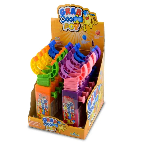  Grab Pop, Lutscher mit Zange, Lolli, 12 Stück je 17g 69,90€/1kg