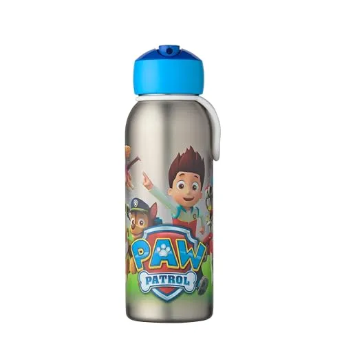 THERMOFLASCHE FLIP-UP CAMPUS 350 ML PAW PATROL - Thermobehälter mit 350 ML für Kinder, hält Getränke warm oder kalt und begeistert mit dem beliebten Paw Patrol Design.