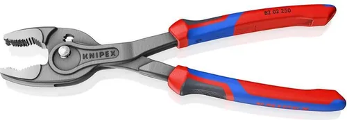 Knipex Frontgrefzange 250mm SB - VDE-Zange mit ergonomischen Mehrkomponenten-Griffen für optimalen Komfort und Sicherheit bei elektrischen Arbeiten.