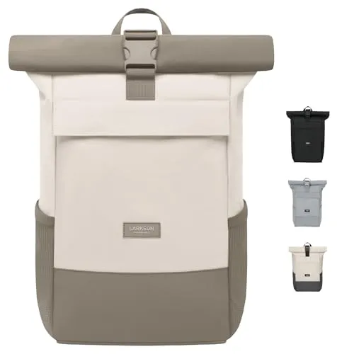 LARKSON Cityrucksack No 4, Rolltop für Damen und Herren von Larkson