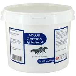 Gelatine Hydrolysat Equus Vet 2000 G - Arzneimittel für Pferde, unterstützt Skelett- und Hufhornwachstum mit natürlichen Aminosäuren und kollagenem Eiweiß für einen gesunden Bewegungsapparat.