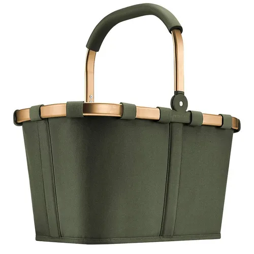 reisenthel® Einkaufskorb carrybag Kunstfaser forest, gold in grün von reisenthel