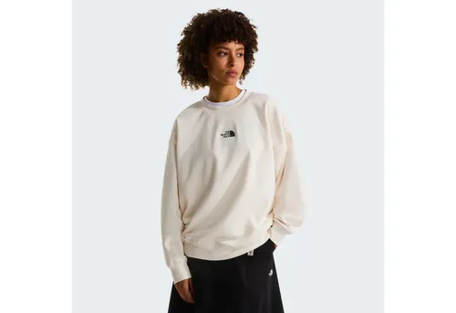 The North Face Sweatshirt W ESSENTIAL OVERSIZE CREW sportlicher Stil, aus Baumwolle und Polyester