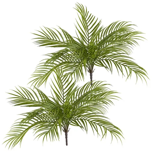 Kunstpalme Palmblattbusch, Creativ green, Höhe 48 cm, mit naturgetreuen Palmwedeln