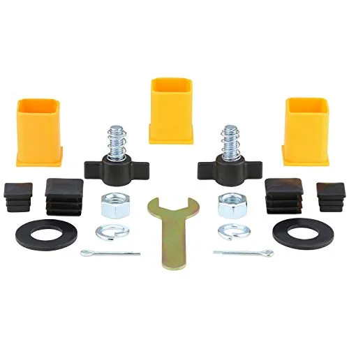 Rock N Roller R14G Ersatzteile Set für Rock N Roller Wagen (komplettes Reparaturkit mit Splinten, Kontermuttern, Klebeband und mehr), Schwarz