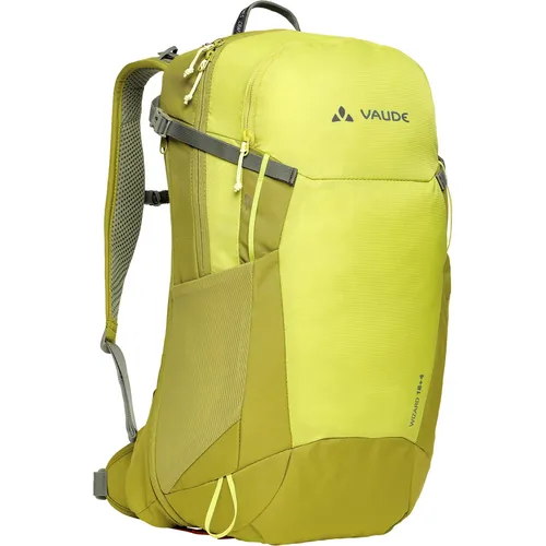 Vaude Wizard 22 Wanderrucksack - Gelb - Vielseitiger Wanderrucksack mit verstellbarem Rückenteil. Ausgestattet mit abnehmbarem Hüftgurt und Regenhülle, ideal für Outdoor-Abenteuer. Hergestellt aus recycelten Materialien.