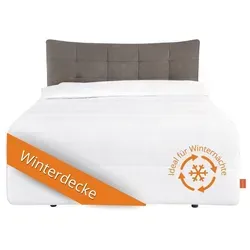 sleepling Energiespardecke Bettdecke 155x220 - Bettdecken für kalte Tage, ultra warme Winterdecke mit 1.685 g Füllgewicht, 100% Mikrofaser, waschbar bis 60 Grad und Ökotex-zertifiziert.