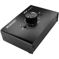 OMNITRONIC VC-11 Lautstärkeregler, passiv - PA-Endstufen, passiver Monitor-Controller mit Mute und Mono-Summierung für präzise Lautstärkeeinstellung ohne Stromversorgung, ideal für PC-Soundkarten und Aktivboxen.