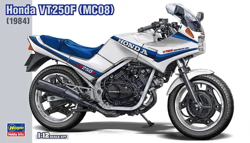 Hasegawa BK14 Honda VT250F 1984 1:12 Plastikmodellbausatz - Automobile Bausatz für detailgetreue Nachbildung, ideal für Modellbau-Enthusiasten und Sammler.