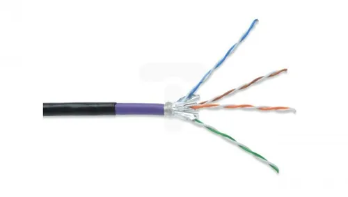 Professional Cat.7 S/FTP Erdverlegekabel 1.000 Meter Trommel - Hochwertiges Cat.7 Netzwerkkabel für professionelle Verkabelung, ideal für schnelle Datenübertragungen und zuverlässige Verbindungen in Gebäuden.