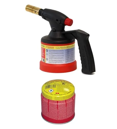 Rothenberger Lötlampe 1800°C mit Piezozünder und Gaskartusche