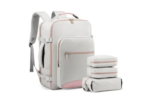 MODFU Reiserucksack Laptoprucksack Rucksäcke Freizeitrucksack (3 Aufbewahrungstaschen mitgeliefert Reisen Notebook Laptop Rucksack, 1-tlg., Anti-Diebstahl, Backpack mit Laptopfach, Handgepäck, 40L Groß), für Jungen Teenager Arbeit Business Reisen