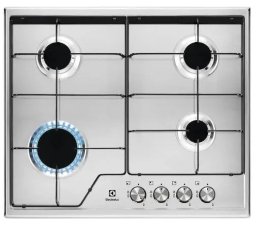 Electrolux KGS6424BX 60 cm Gasherd mit 4 Brennern