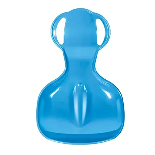 Prosperplast Sport Bear Schneerutscher aus Kunststoff Schnee Poporutscher Porutscher Schneeflitzer für Kinder (Blau)