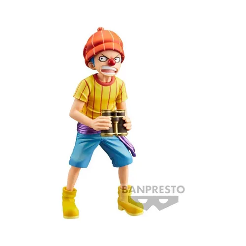 Banpresto One Piece DXF Buggy Figur 13 cm - Actionfiguren - Hochwertige PVC Figur von Buggy aus der One Piece DXF - The Grandline Series, 13 cm groß und offiziell lizenziertes Merchandise.