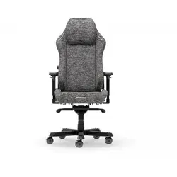 DXRacer Master XL Grau Stoff - Der Premium Gaming Stuhl - Bürostuhl mit ergonomischem Design, verstellbaren 4D-Armlehnen und optimalem Komfort für lange Gaming-Sessions. Ideal für E-Sportler bis 190 cm und 150 kg.