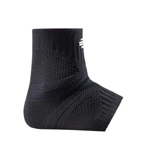 Bauerfeind Sports Unisex Ankle Support Dynamic schwarz - Bandagen für aktiven Sport: Unterstützt das Sprunggelenk mit atmungsaktivem Material und sorgt für optimale Bewegungsfreiheit und hohen Tragekomfort.