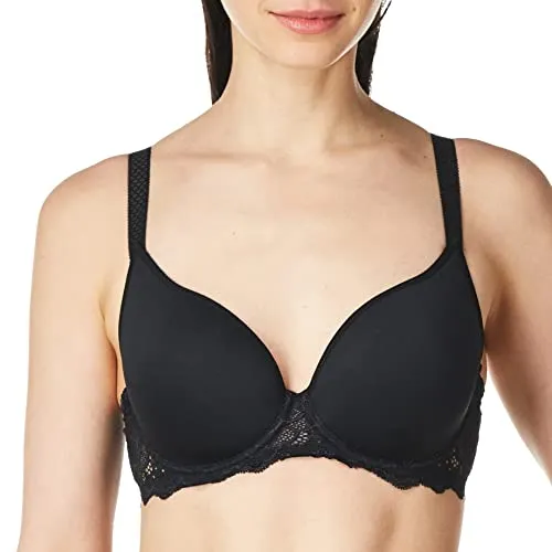 Simone Perele Damen Caresse 3D Plunge BH, schwarz, 75D