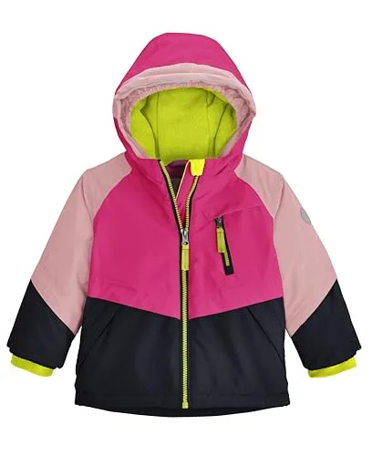 first instinct by killtec Kinder Skijacke - FISW 31 MNS SKI JCKT, fuchsia, 110 - Wasserdichte Funktionsjacke für Kleinkinder mit 10.000 mm Wassersäule, verschweißten Nähten und reflektierenden Elementen - ideal für unbeschwerte Winterabenteuer.