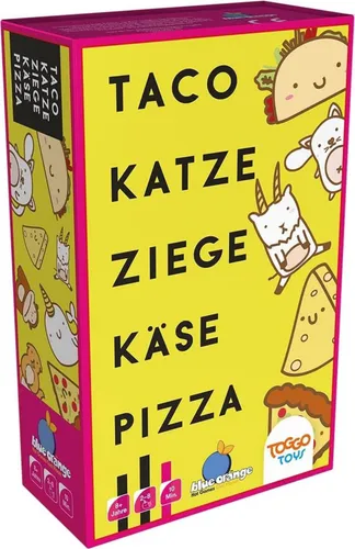 Taco Katze Ziege Käse Pizza Kartenspiel