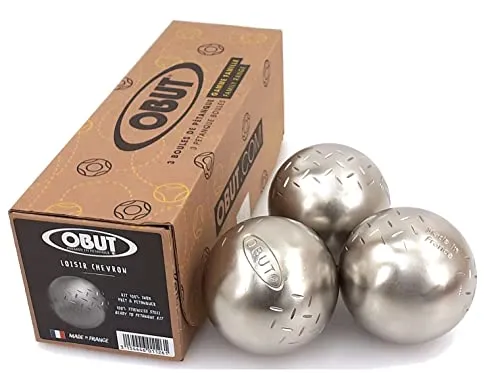 Produktbild Obut SUN Chevron Boule-Kugeln, Edelstahl, 3 Kugeln