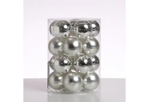 Weihnachtsbaumschmuck Silber von Marelida