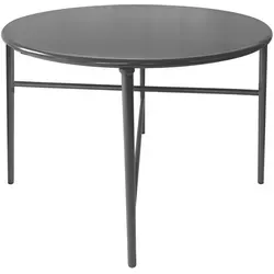 Kynast Metall Beistelltisch rund 50 cm anthrazit Metalltisch Garten Terrasse