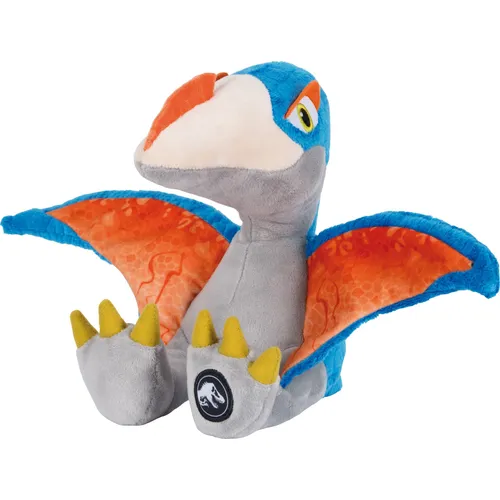 Jurassic World Rebirth - Quetzalcoatlus Kuscheltier - Kunststoffspielzeug, weiches Kuscheltier für Babys und Kleinkinder, ideal zum Spielen und Kuscheln ab 0 Monaten.