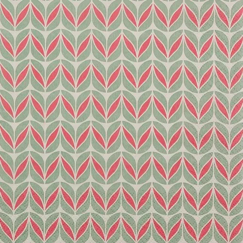 Servietten Yves Sanftes Wellenmuster Kringel Muster rosa Tischdeko 33x33cm 20