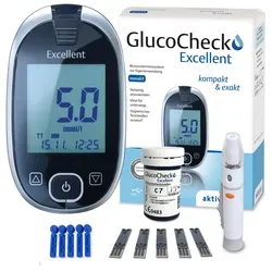 Gluco Check Excellent Blutzuckermess Set mmol/l