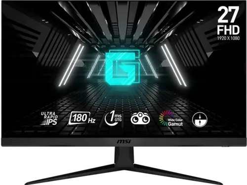 MSI G2712F Gaming Monitor - 27 Zoll FHD Ultra Rapid IPS, 180 Hz, 1 ms Reaktionszeit, randloses Design für optimales Gaming-Erlebnis