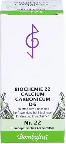 BIOCHEMIE 22 Calcium carbonicum D 6 Tabletten 200 St