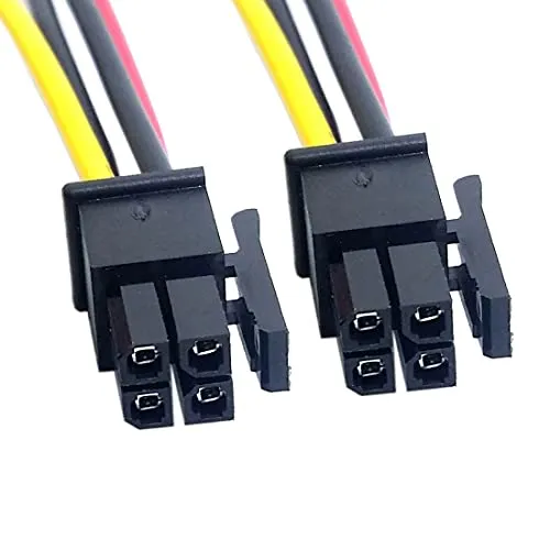 chenyang CY ATX Molex Micro Fit-Anschluss 4-poliges Stecker-Stecker-Kabel 1,96 Fuß 60cm