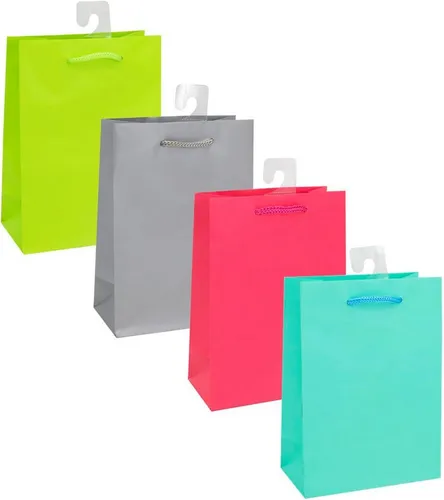 Idena Geschenktüten Idena Geschenktasche FSC Mix - bunt sortiert 35x25x8cm - 1 Stück