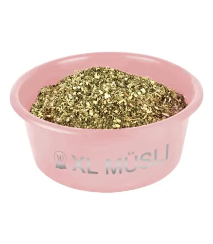 WALDHAUSEN XL Futterschale Linnea rosa, mit Deckel, 8 l in gold von Waldhausen