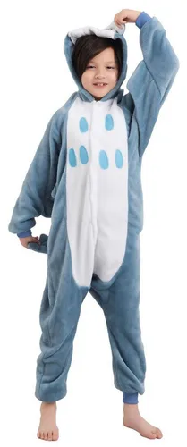 corimori Eulen-Kostüm für Kinder – Flauschiger Onesie für Karneval und Fasching