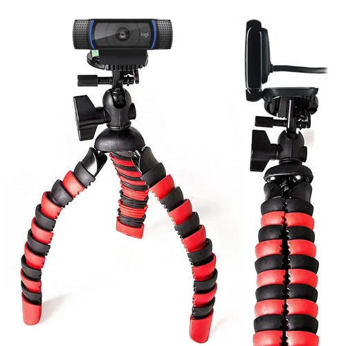 Flexibles Stativ für Webcam Logitech C920 Brio 4K C925e Microsoft Ständer Tisch