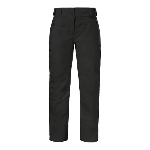 SCHÖFFEL Damen Hose Pants Style Pine WMS - Wasserdichte Skihose mit 10k mm Wassersäule, ideal für Komfort und Bewegungsfreiheit auf der Piste. Individuell anpassbarer Hosenbund und abnehmbare Hosenträger für perfekten Sitz.