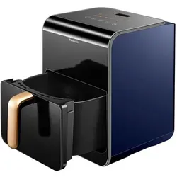 Panasonic NF-CC600AXE Air Fryer - 6 l, digitaler Timer mit Sichtfenster und sanfter Dampfzugabe, für gesunde und knusprige Mahlzeiten
