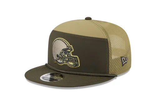 New Era Snapback Cap 9Fifty Split Panel SALUTE Cleveland Browns