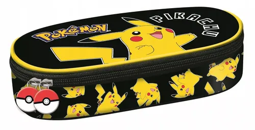 Piórnik saszetka usztywniona z wewnętrzną klapką POKEMON St.Majews 3701638723862
