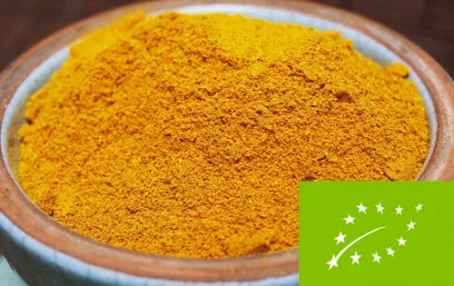 1A Bio Kurkuma, Curcuma gemahlen 500g Gewürzkontor München