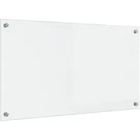 vidaXL Küchenrückwand Transparent 90 x 50 cm aus gehärtetem Glas - Küchenrückwand aus hitzebeständigem Sicherheitsglas, ideal für moderne Küchen. Einfach zu installieren mit 4 vorgebohrten Löchern und pflegeleicht für eine elegante Kochumgebung.
