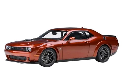 Autoart 2022 Dodge Challenger R/T Scat Pack Widebody Sinamon Stick Orange 1/18 Modellauto